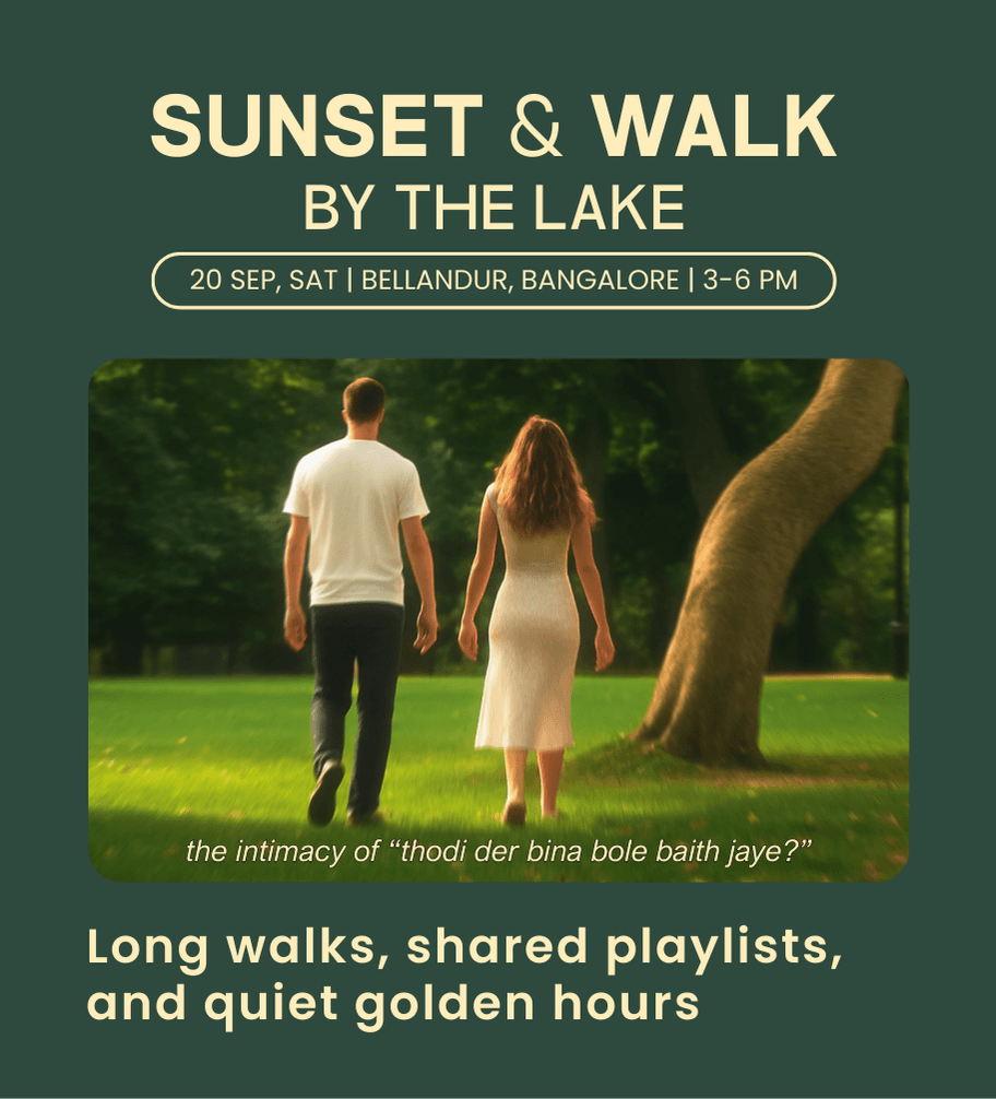 Sunset & Walk by the lake